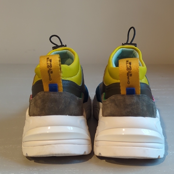 Charlotte Stone Sneakers Slip On Chunky Colorful size 8 - Picture 7 of 10